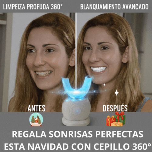 Sonrisa Perfecta en 10 SEGUNDOS - ¡Brilla en minutos con nuestro cepillo!