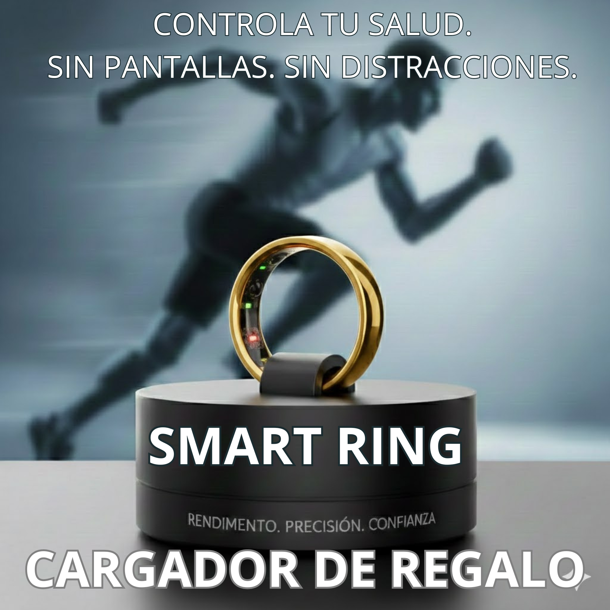 ANILLO INTELIGENTE DE RENDIMIENTO FÍSICO.