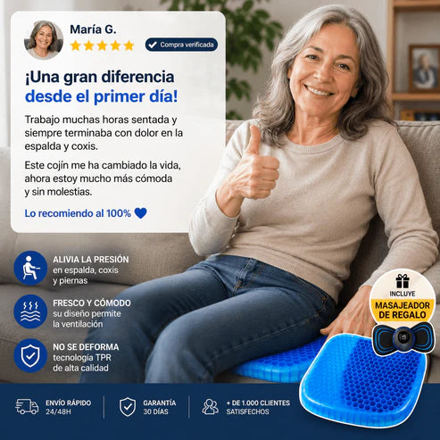 Cojín Masajeador PARCHES - Alivio Instantáneo para tu Bienestar