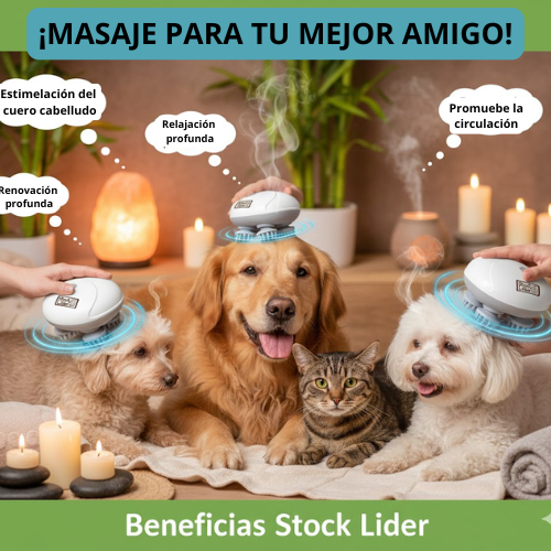 Masajeador para Mascotas - Relajación y bienestar