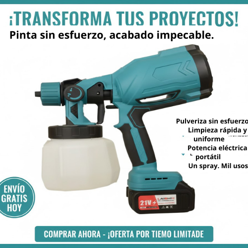 Pulverizador Eléctrico - Resultados Profesionales en Casa