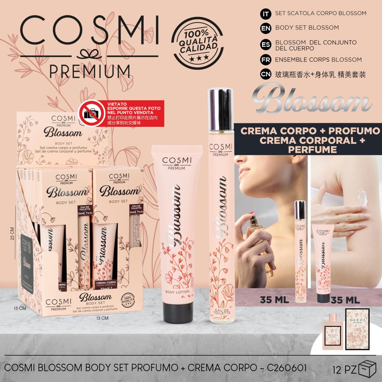 SET BLOSSOM 35+35ML COSMI CAMBIO TOTAL.